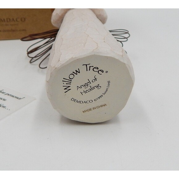 Willow Tree Angel Of Healing Nurturing Songbird Susan Lordi 1999 With Box - Picture 9 of 10